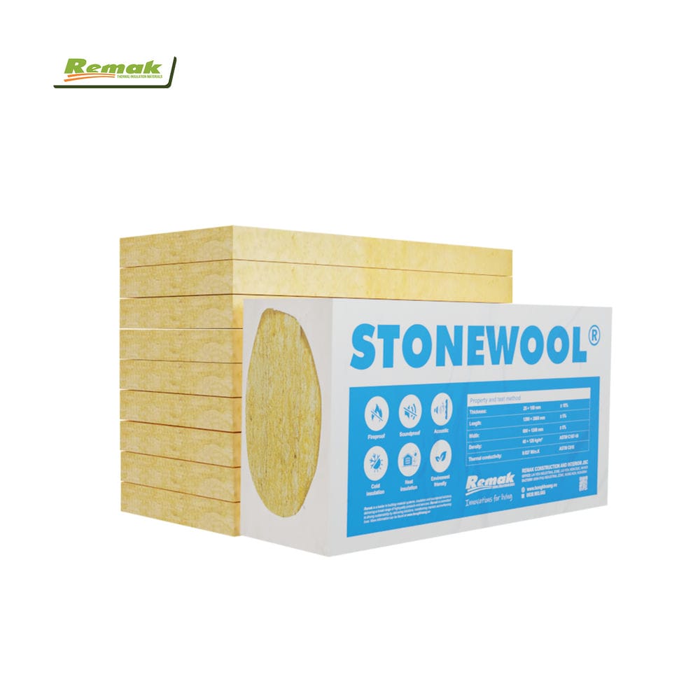 Bông đá Remak® Stonewool - Giải pháp cách âm cách nhiệt, chống cháy an toàn Bông đá Remak® Stonewool (1)