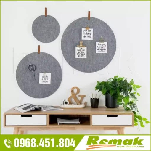 Bảng ghim giấy note Remak® Acoustic Pinboard
