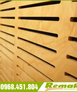 Gỗ tiêu âm rãnh dọc Remak® Wooden Acoustic Slotted với thiết kế độc đáo