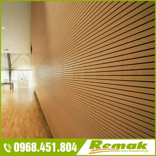 Gỗ tiêu âm soi rãnh Remak® Wooden Acoustic Linear thiết kế độc đáo
