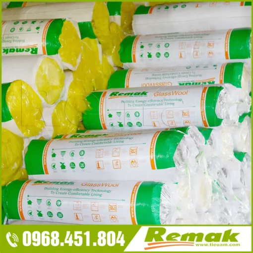 Bông thủy tinh Remak® Glasswool cách nhiệt, tiêu âm cho mọi nhu cầu sử dụng