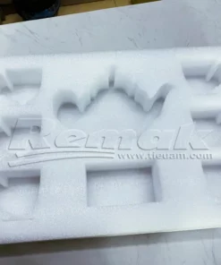 Khay xốp PE foam định hình cho bộ ấm chén