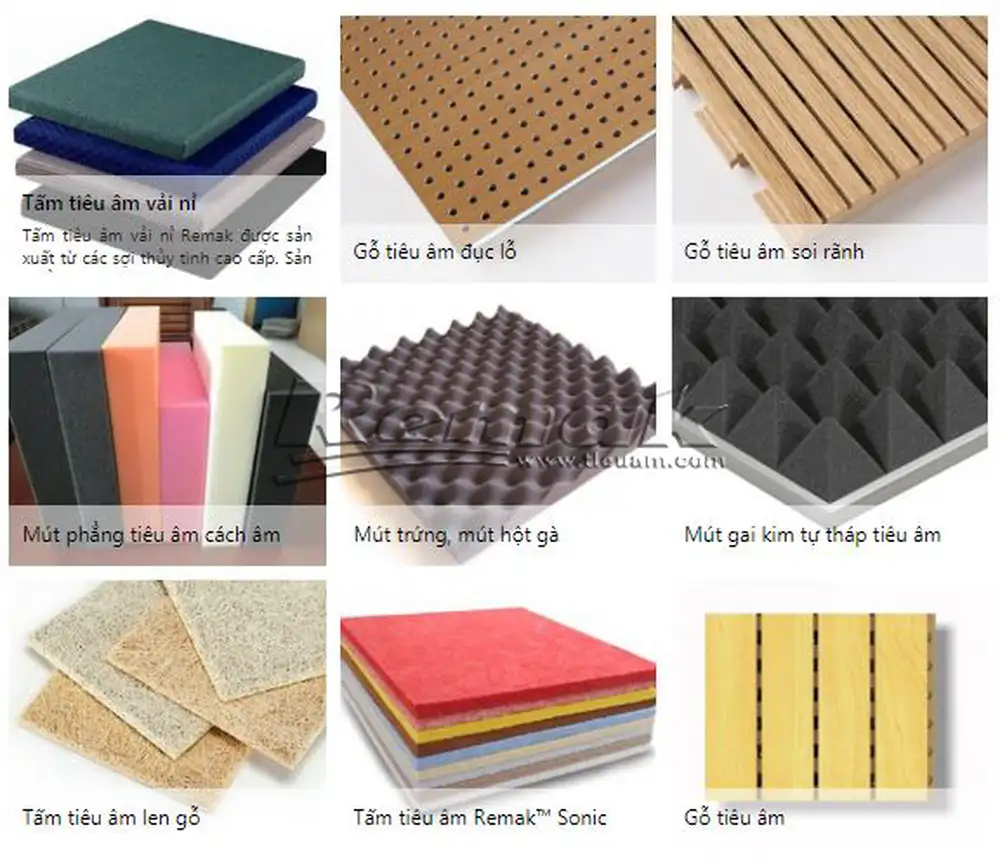 Vật liệu tiêu âm Remak
