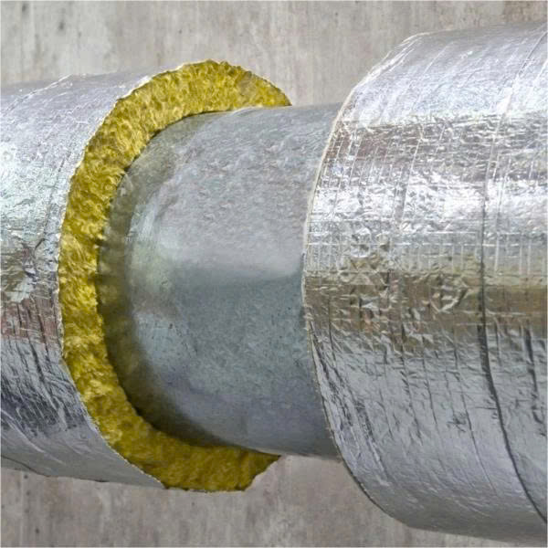 Bông thủy tinh bọc ống HVAC